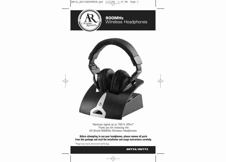 Acoustic Research Headphones AW722-page_pdf